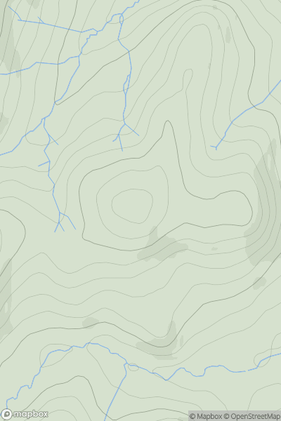 Thumbnail image for White Hill [Northumberland] [NT890290] showing contour plot for surrounding peak